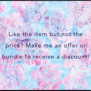 All reasonable offers accepted